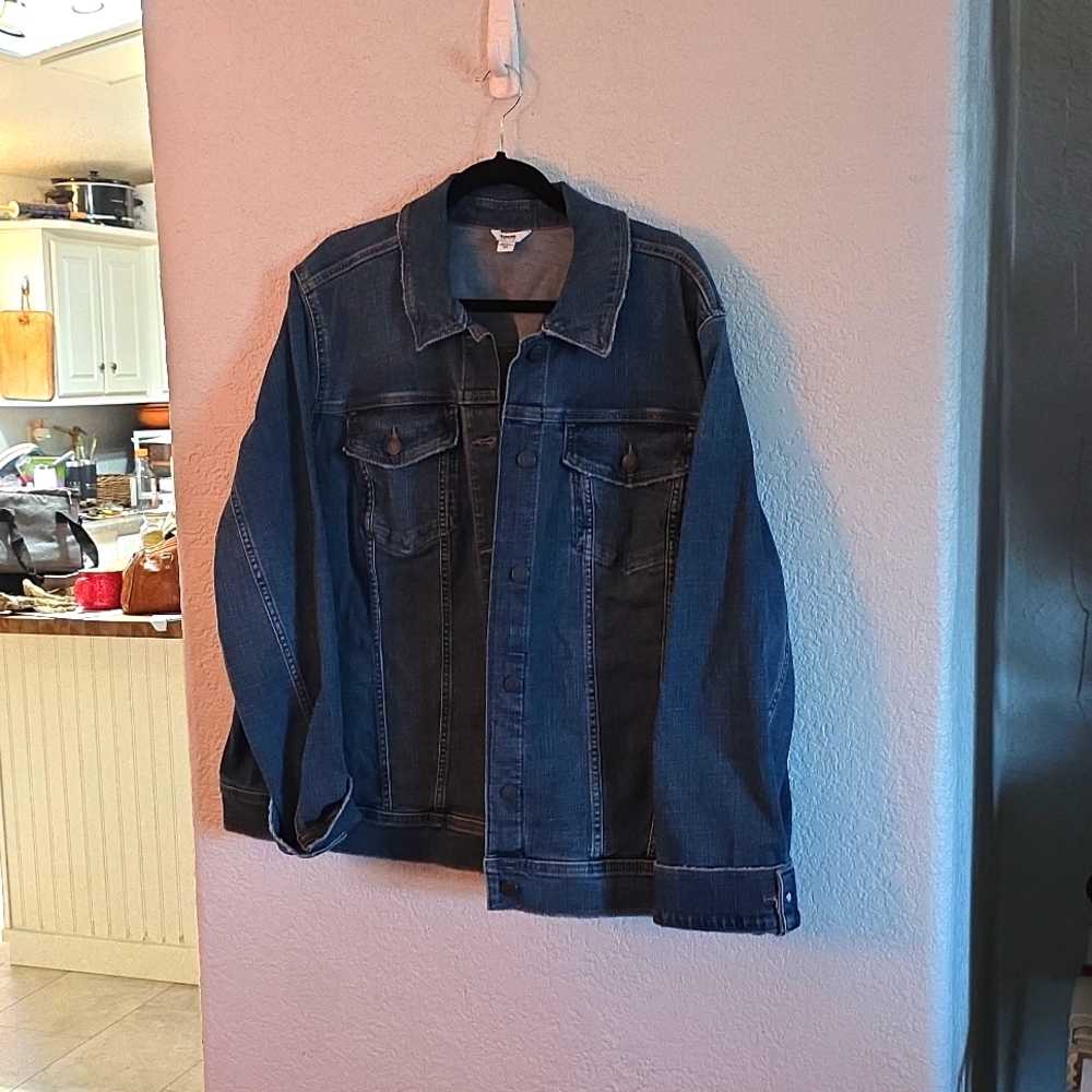 💙 Sonoma “The Everyday Jean Jacket” – Blue Wash | 3X (24W/26W) | NWT
